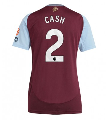 Aston Villa Matty Cash #2 Replika Hjemmebanetrøje Dame 2024-25 Kortærmet